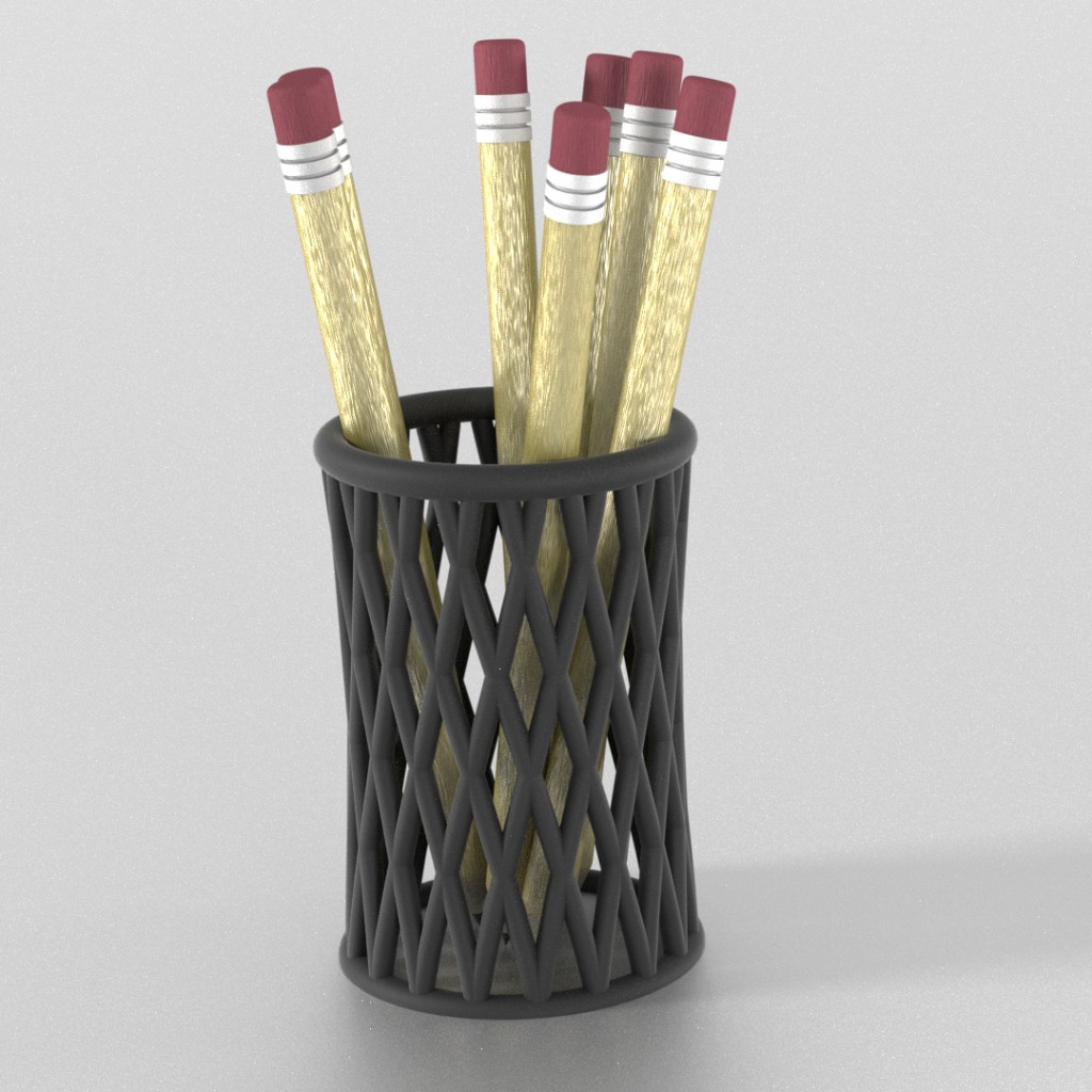 Pencil Cup and Pencils preview image 1